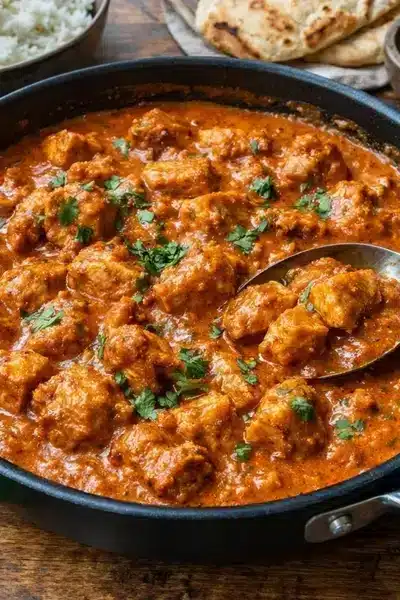Tikka Masala Pfanne: Cremig-würziges Hähnchen-Tomaten-Gericht 2 Tikka Masala Pfanne