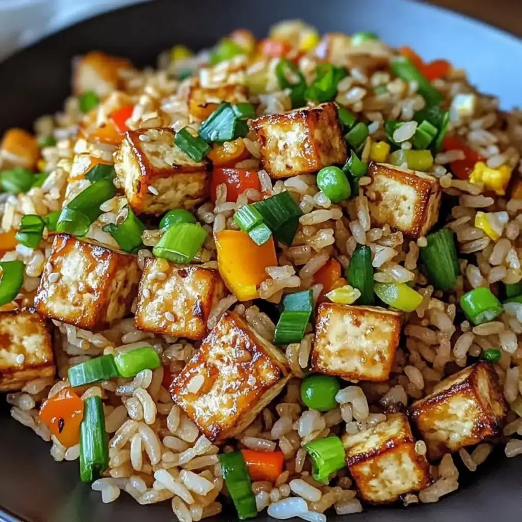 Tofu gebratener Reis