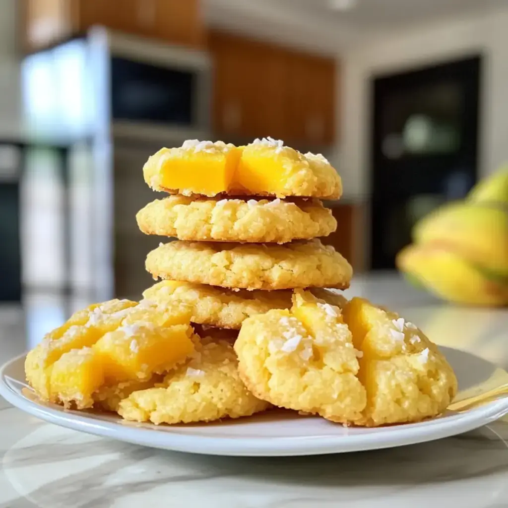 Tropische Mango Kekse