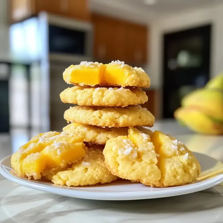Tropische Mango Kekse
