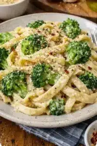 Veganer Brokkoli Alfredo