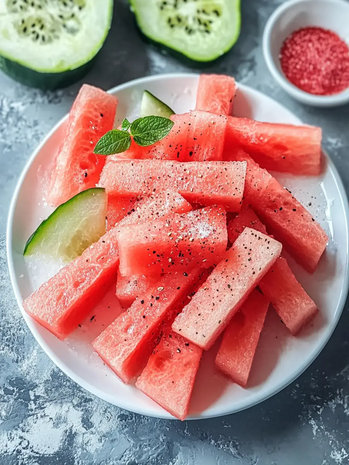 Wassermelonen-Pommes