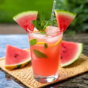 Erfrischende Wassermelonenlimonade