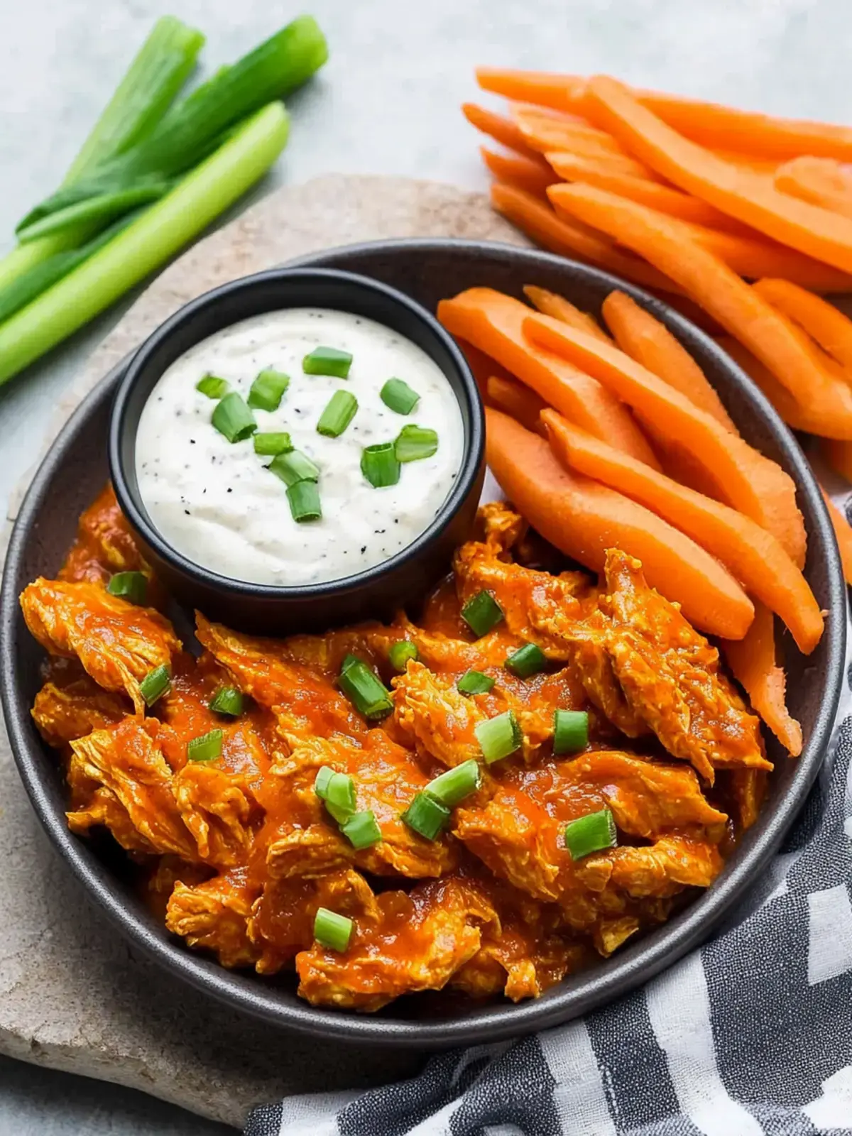Weight Watchers Buffalo Hähnchen Dip