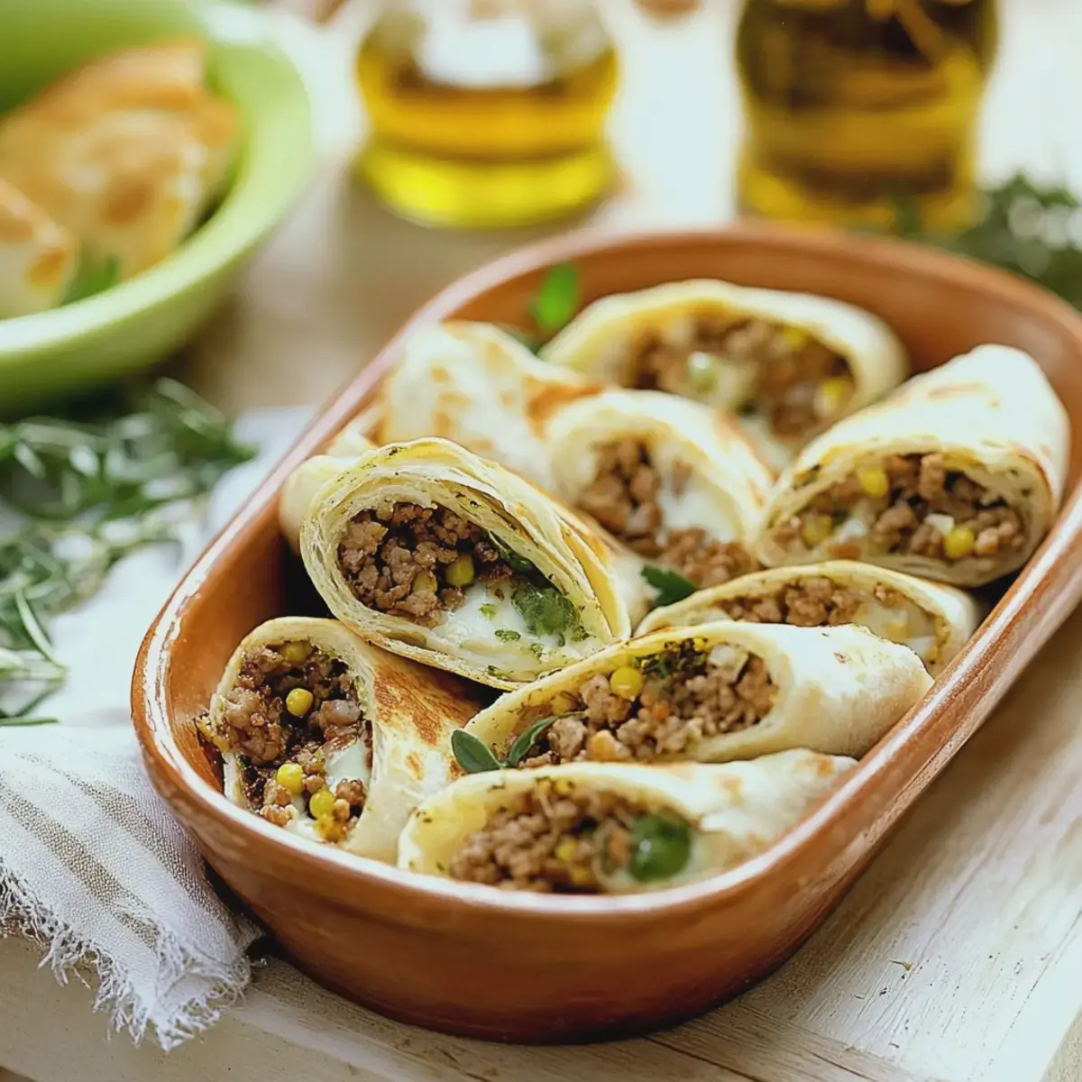 Wraps aus dem Ofen