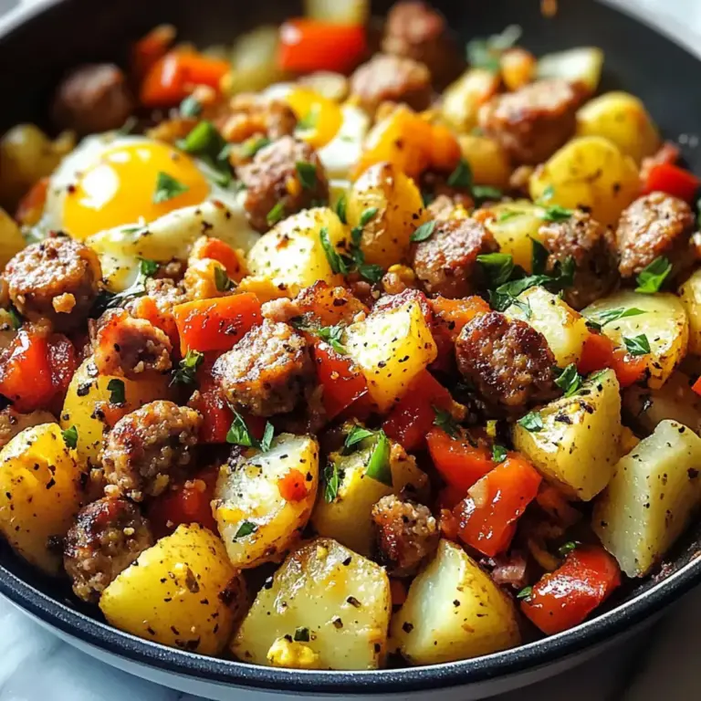 Wurst und Kartoffel Frühstücksschalen