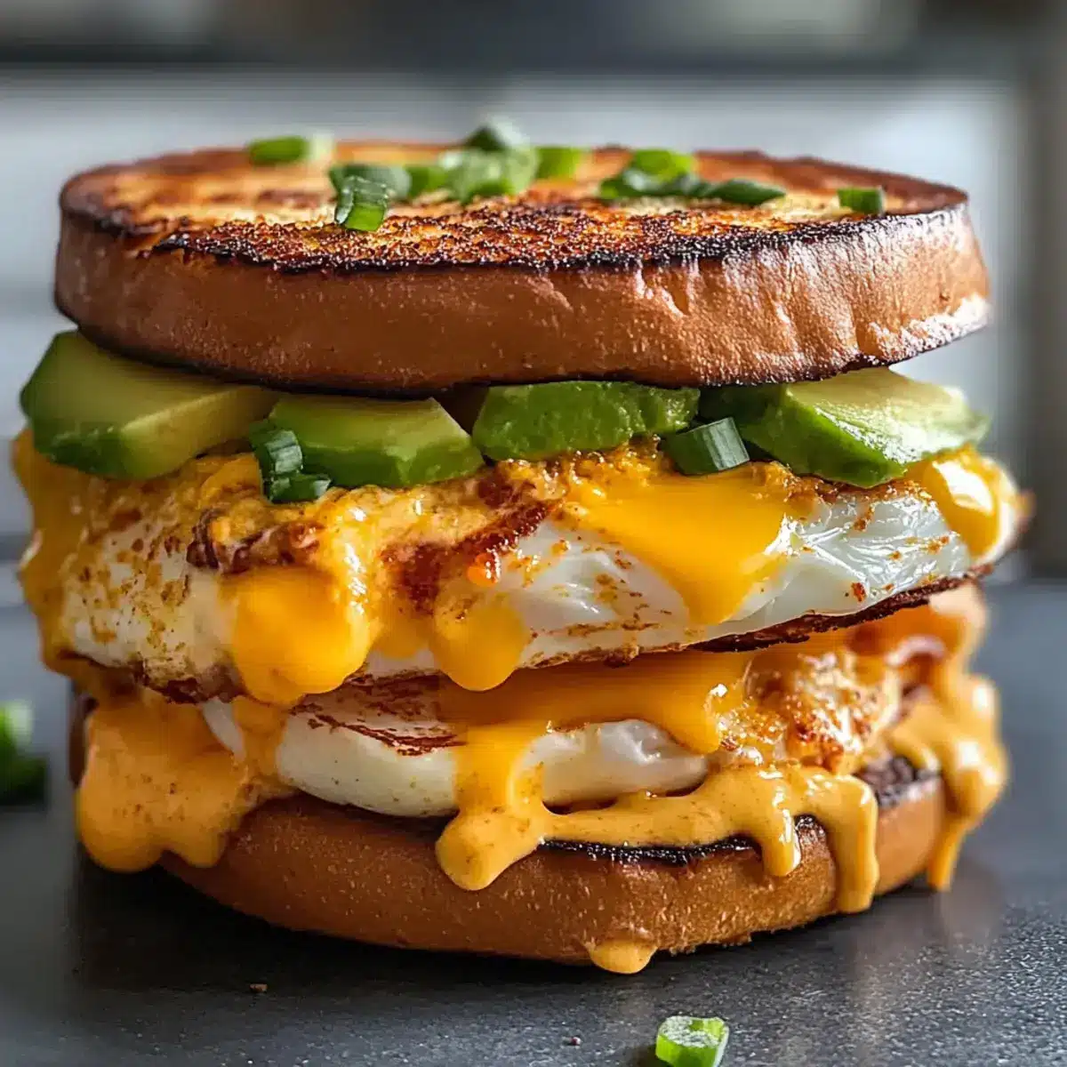 Würzige Chipotle-Ei-Frühstückssandwiches für Genuss 2 Würzige Chipotle-Ei-Frühstückssandwiches