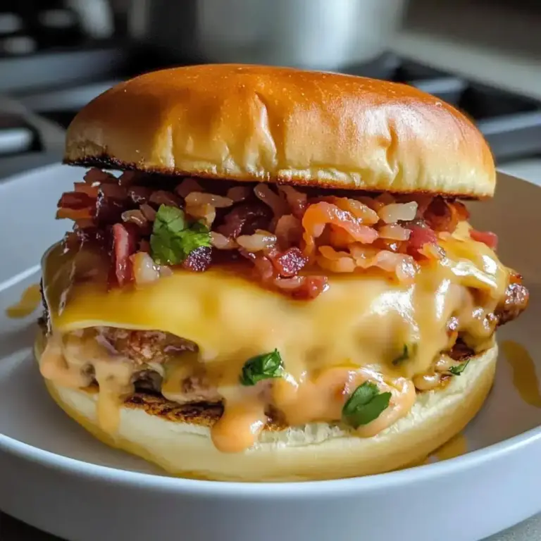 Würzige koreanische Hähnchenburger