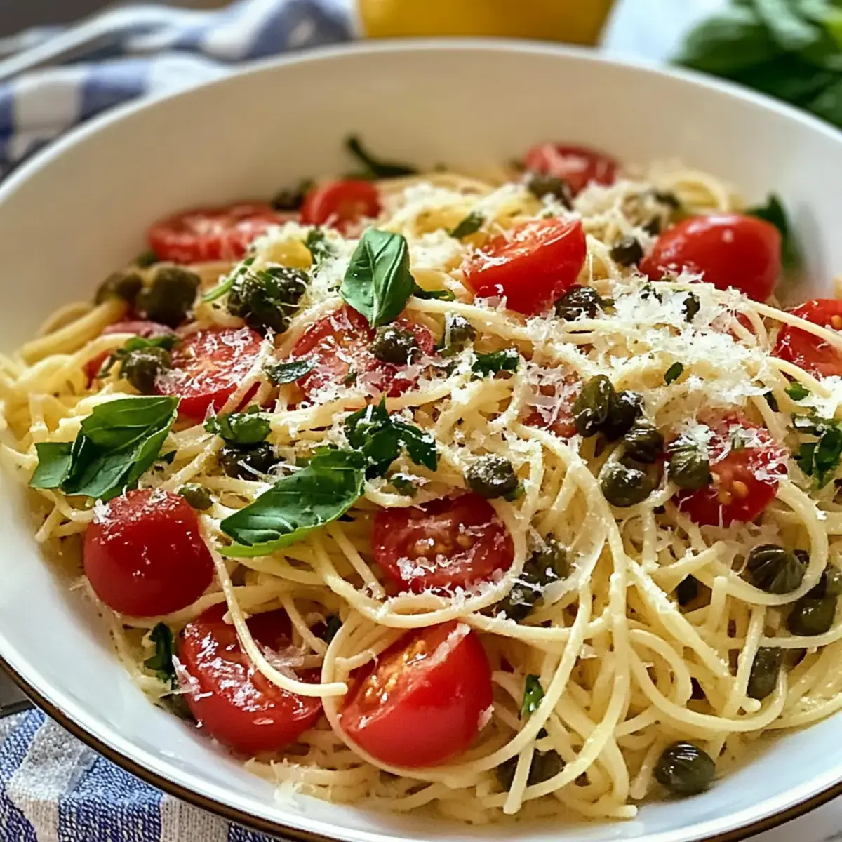 Kaltes Zitronen-Capellini-Salat: Einfach und erfrischend 2 Zitronen Capellini Salat