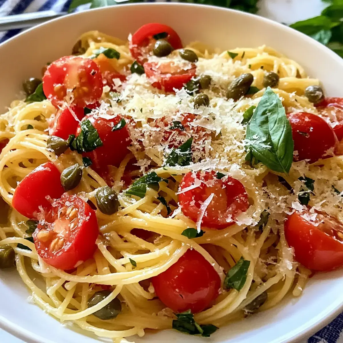 Zitronen Capellini Salat