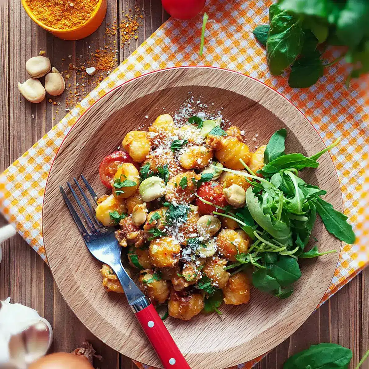 Zitronen-Mango-Hühnchensalat