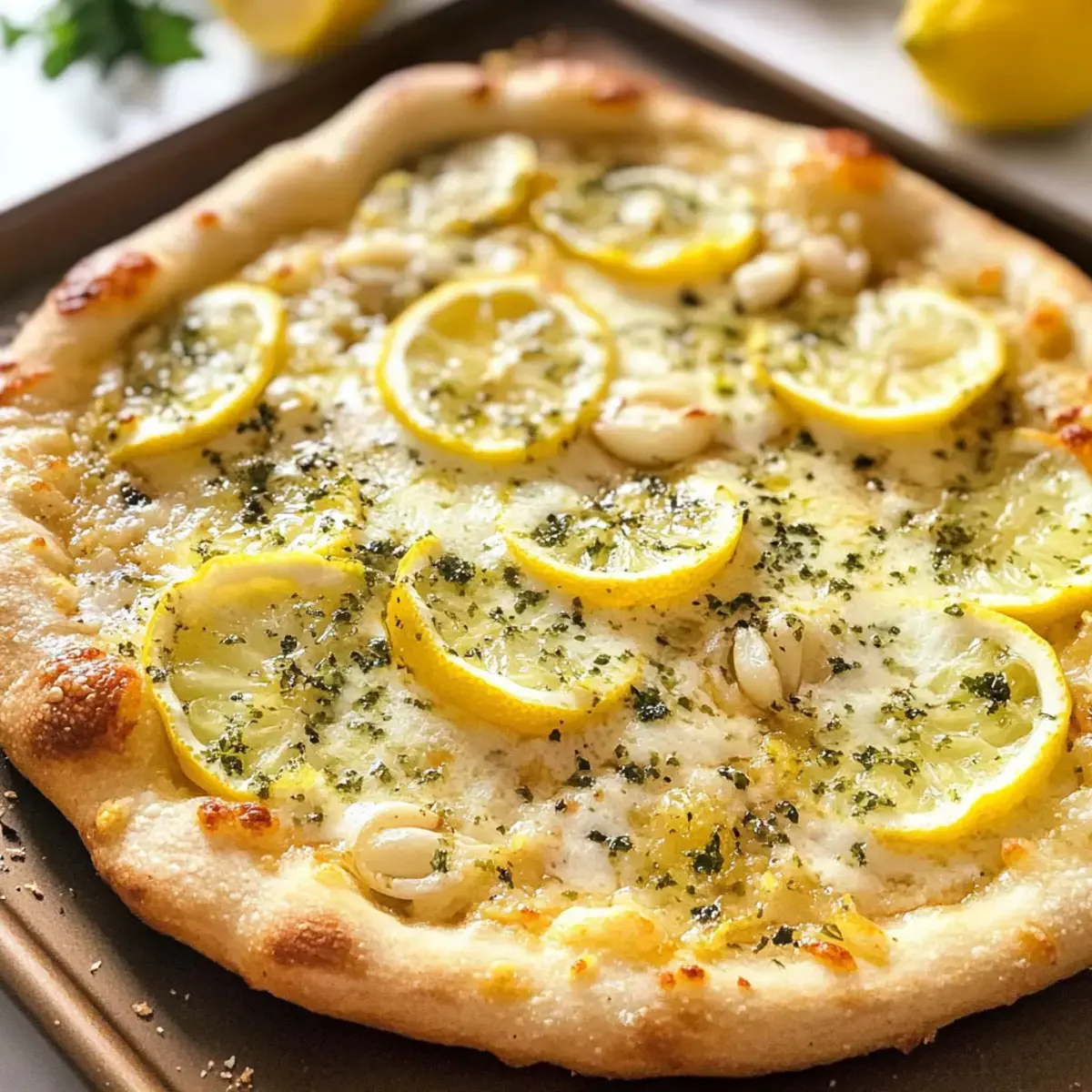 Zitronenpizza