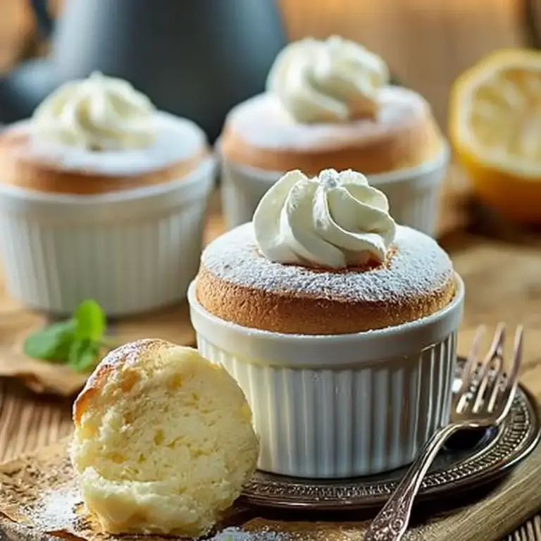 Zitronenpudding Küchlein