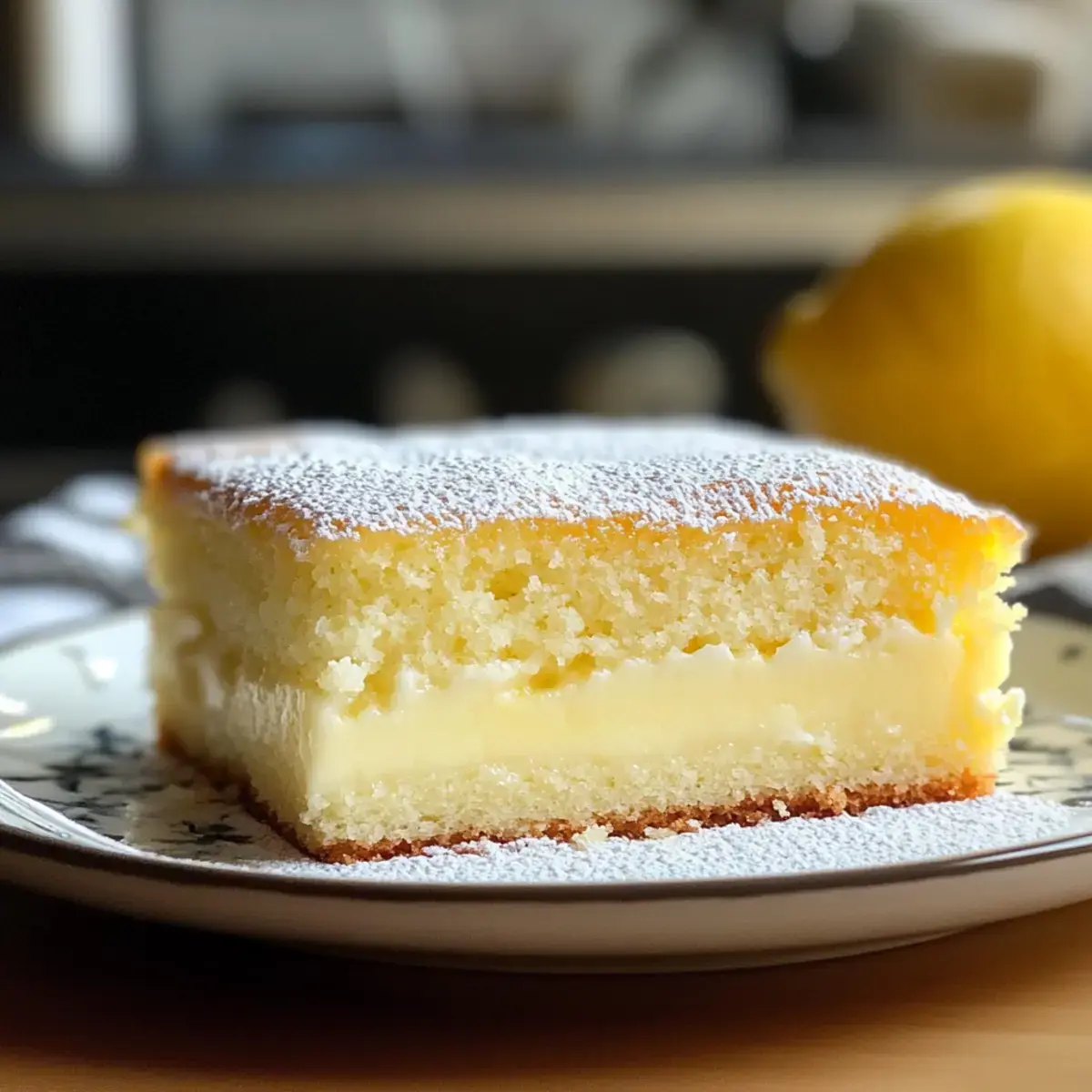 Zitronenpuddingkuchen