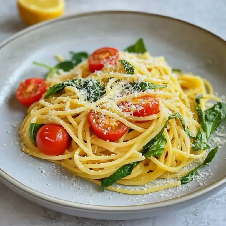 Zitronenspaghetti