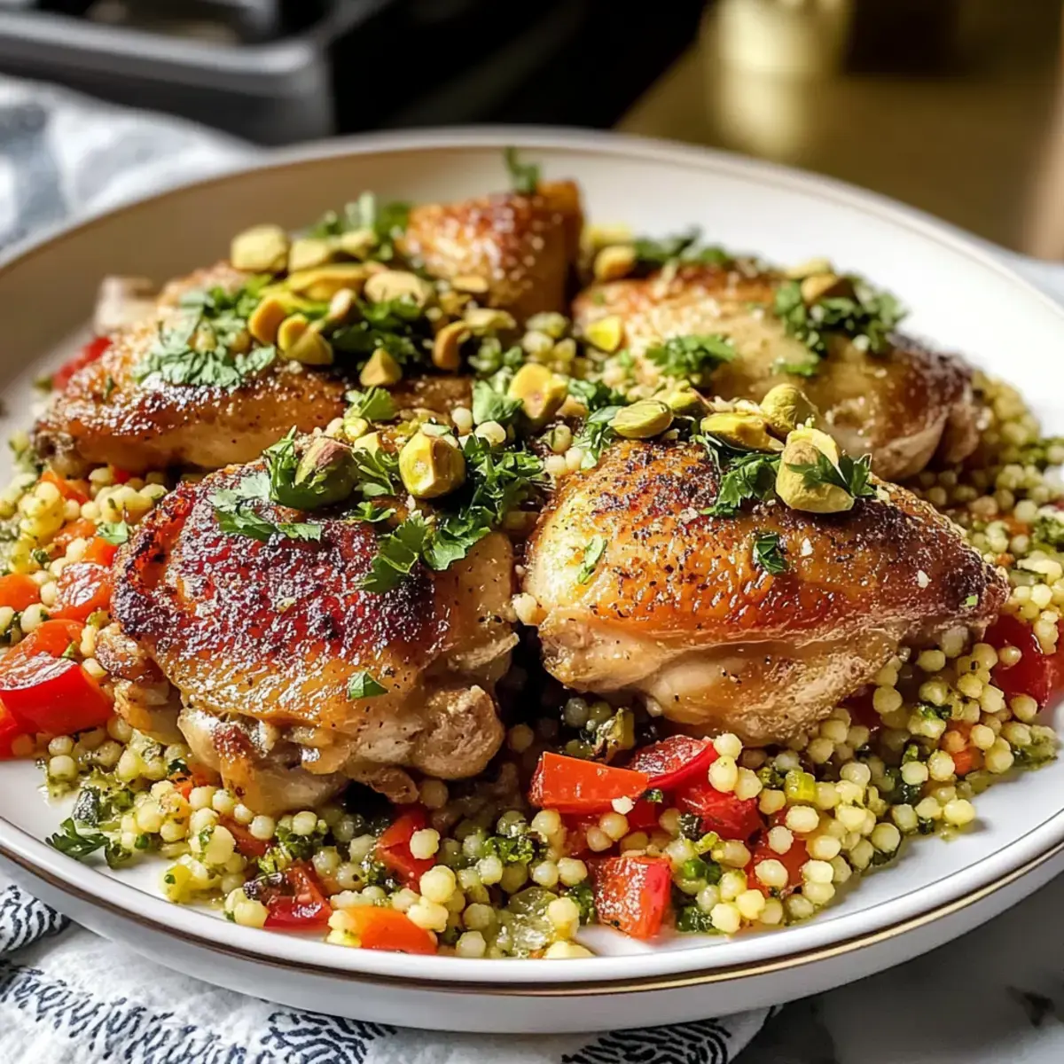 Zitronige Mediterrane Hähnchen und Couscous für Genießer 2 Zitroniges mediterranes Hähnchen