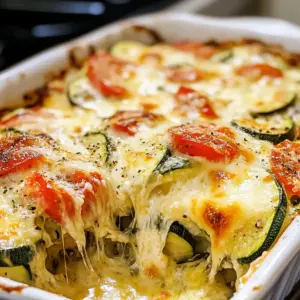 Cheesy Baked Zucchini Casserole