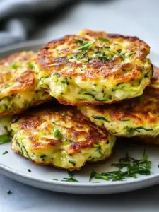 Knusprige Zucchini-Bratlinge aus der Luftfritteuse