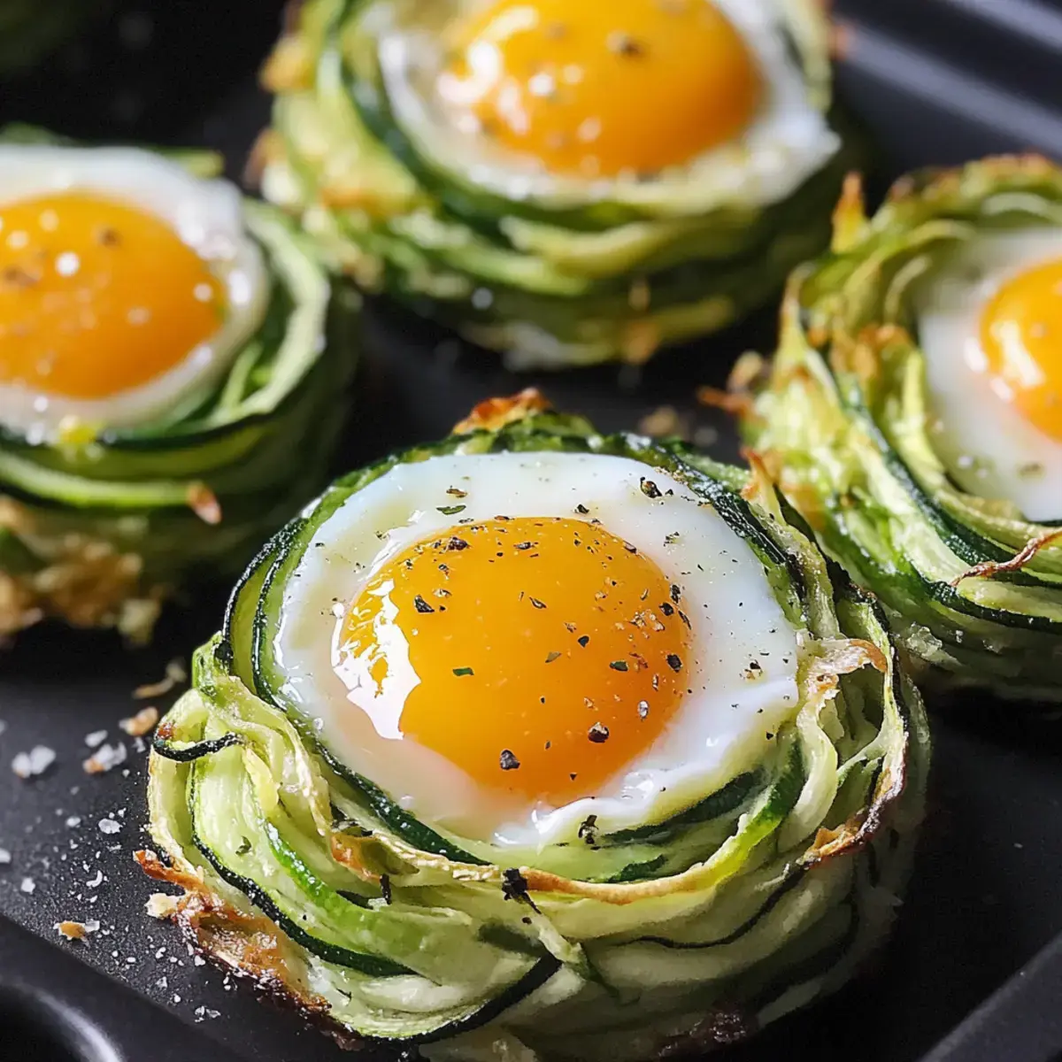Zucchini-Ei-Nester