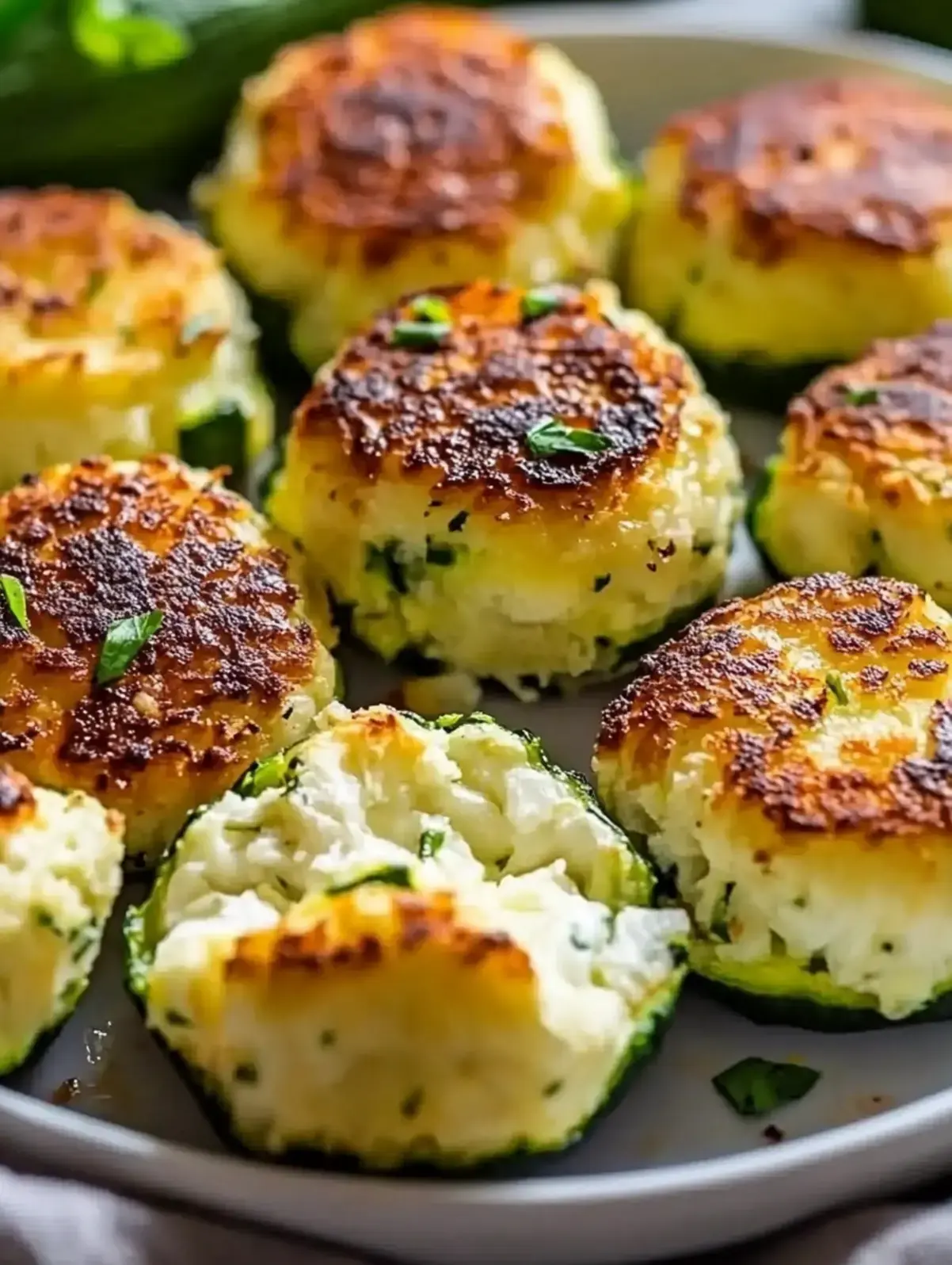 Zucchini-Feta-Bällchen