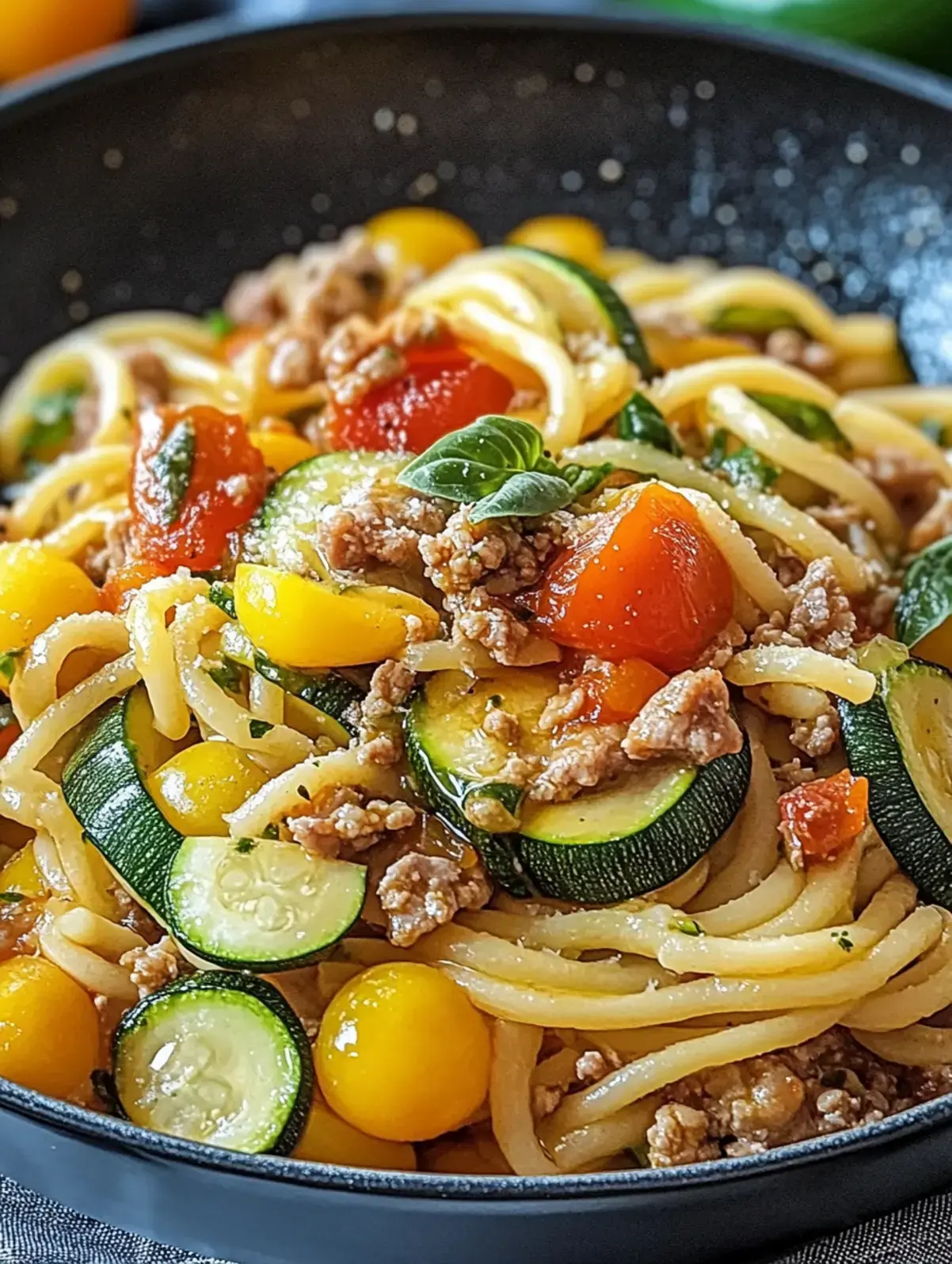 Zucchini Hackfleisch Pasta