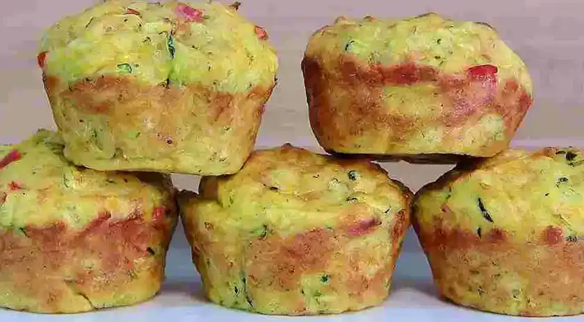 Zucchini Käse Muffins