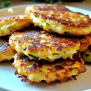 Knusprige Zucchini-Käse-Puffer