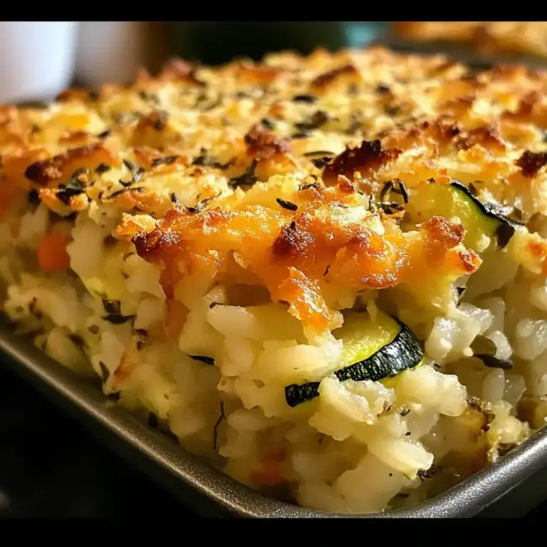 Zucchini-Reis-Füllauflauf