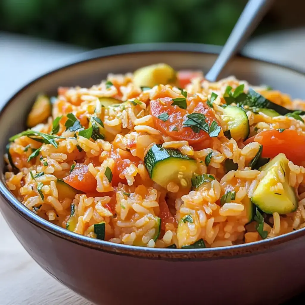 Zucchini-Tomaten-Reis