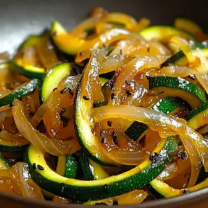 Zucchini & Zwiebel Pfanne