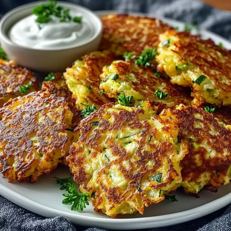 Zucchinipuffer aus dem Ofen
