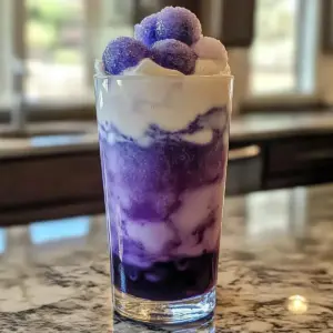Zuckerfreies Heidelbeer-Italian Cream Soda