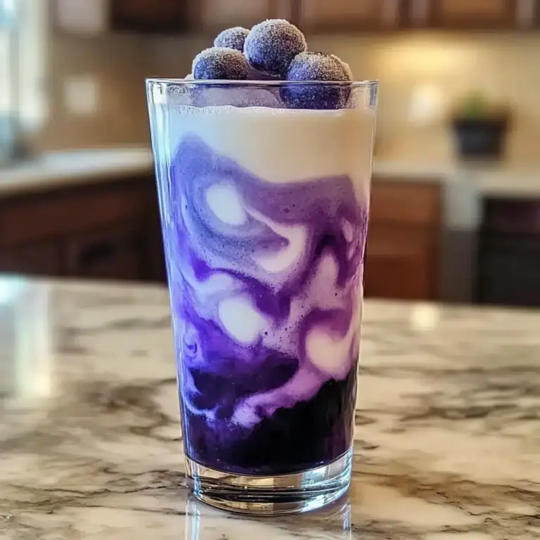 Zuckerfreies Heidelbeer-Italian Cream Soda
