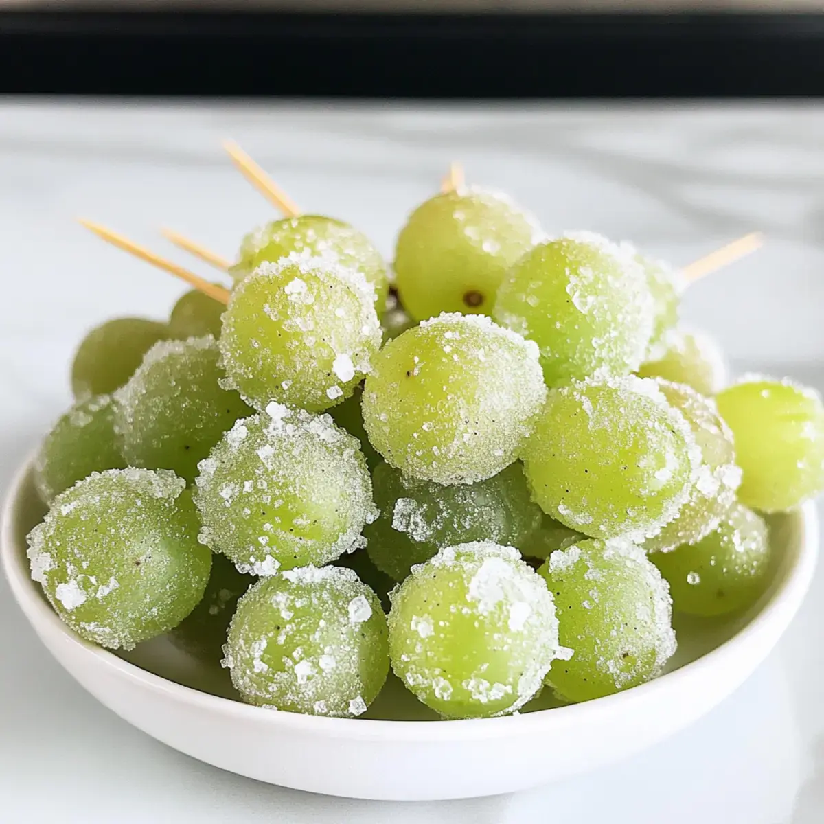 Zuckerige Prosecco-Trauben mit Wodka