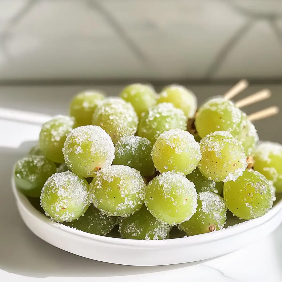 Zuckerige Prosecco-Trauben mit Wodka