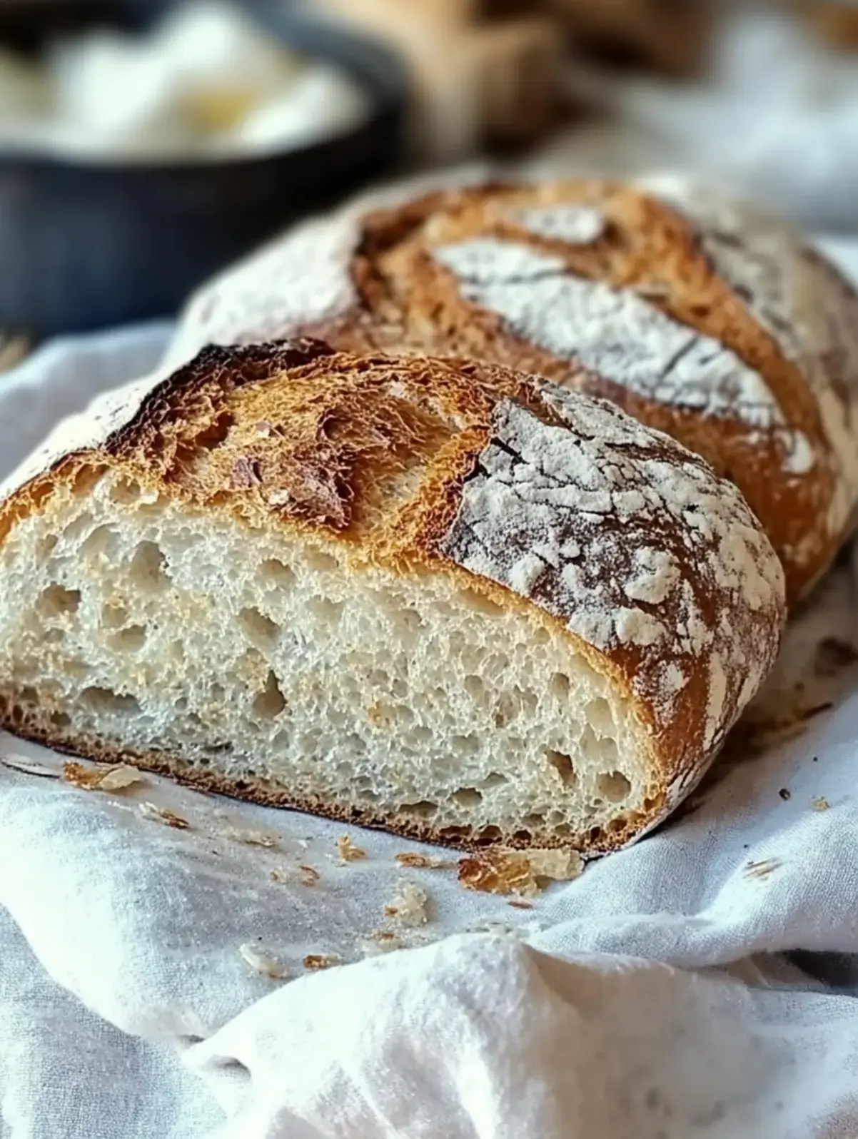 Zwiebelbrot mit Magerquark