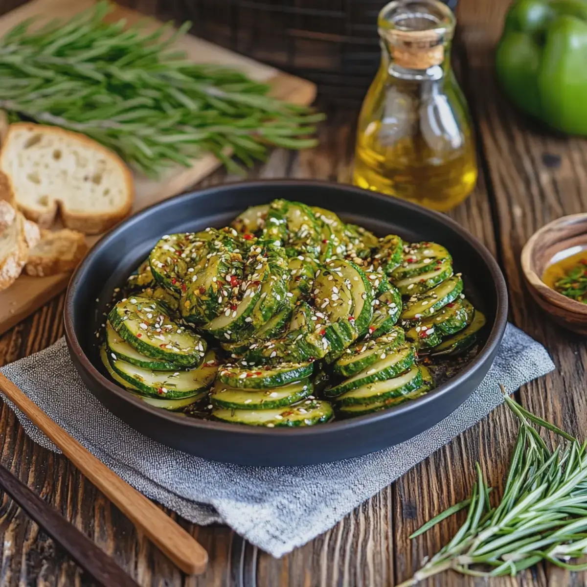 asiatischer Gurkensalat