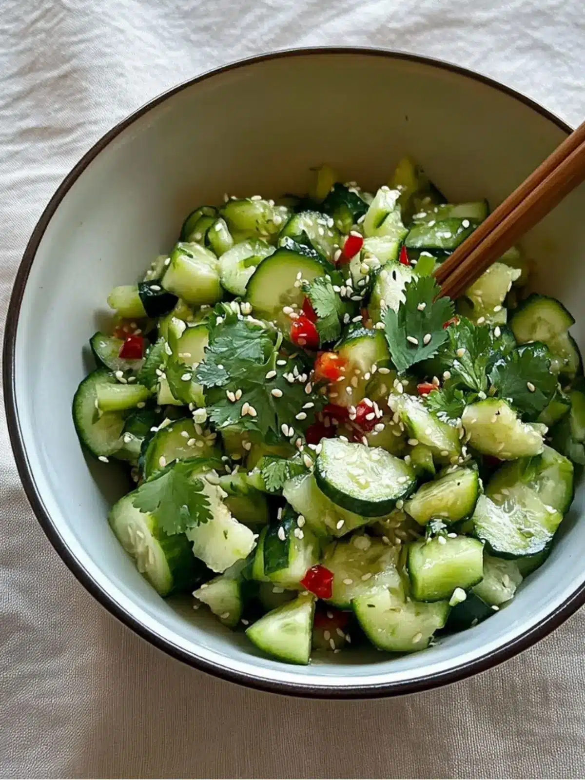 Chinesischer Gurkensalat 2 chinesischer gurkensalat