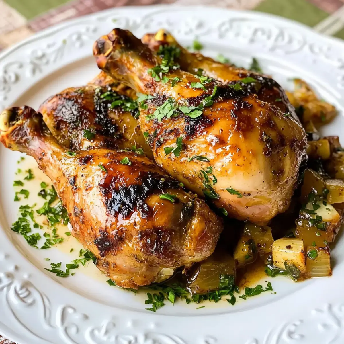 einfaches portugiesisches Hähnchen