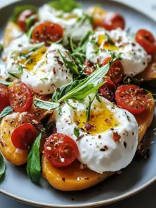 Gefüllte Süßkartoffeln mit Burrata