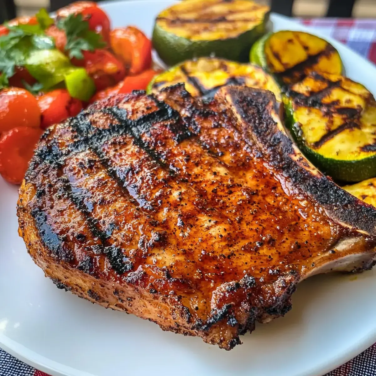 gegrillte Schweinekoteletts