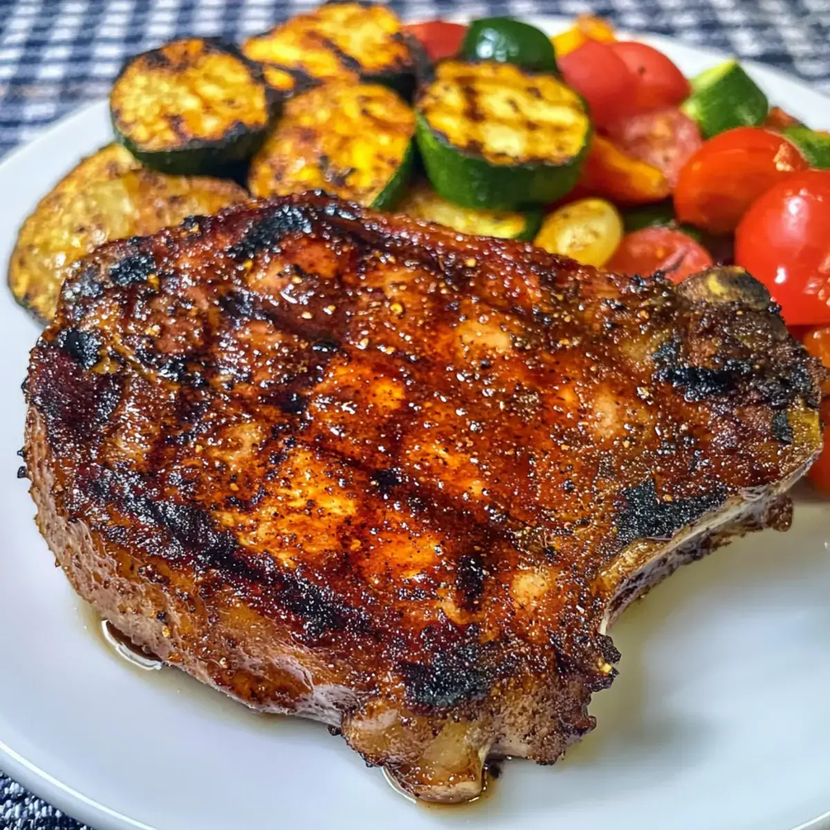 gegrillte Schweinekoteletts