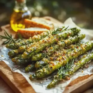Parmesan Spargel geröstet