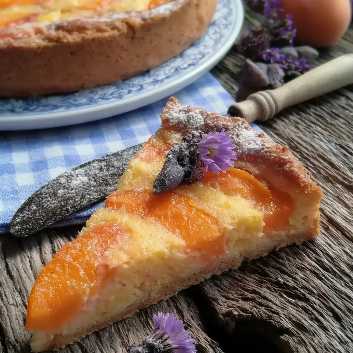 glutenfreie Aprikosentarte