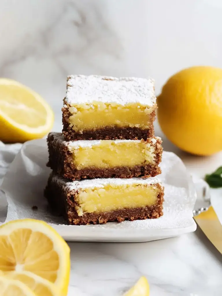 glutenfreie Zitronenbrownies