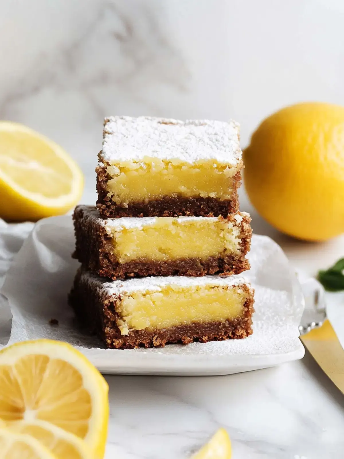 glutenfreie Zitronenbrownies