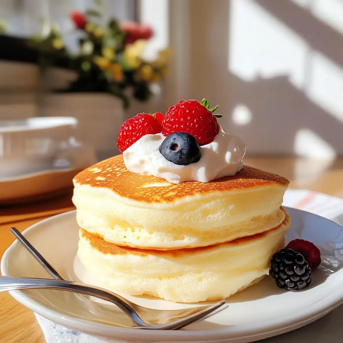 japanische Soufflé Pfannkuchen