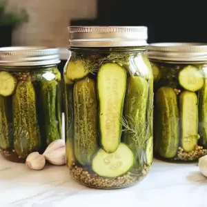 Knusprige Dillgurken aus dem Garten