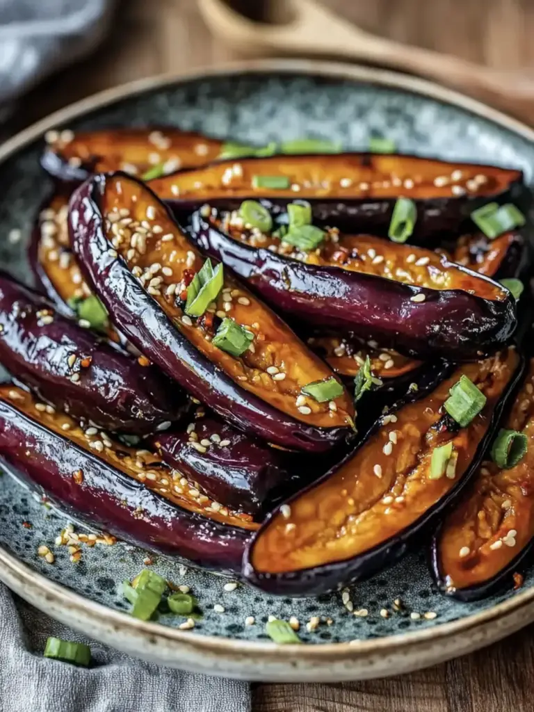 knusprige chinesische Aubergine