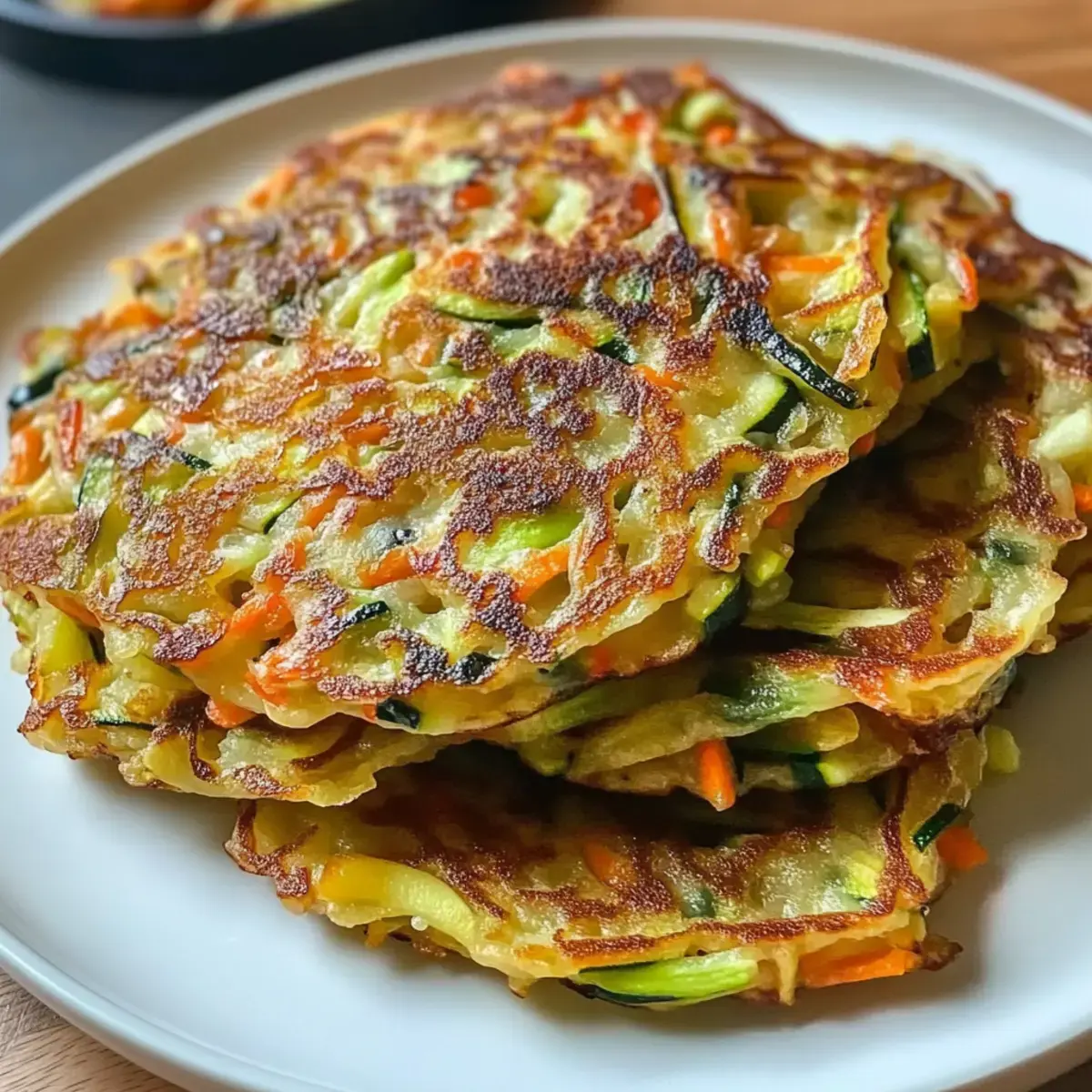 koreanische Gemüsepuffer
